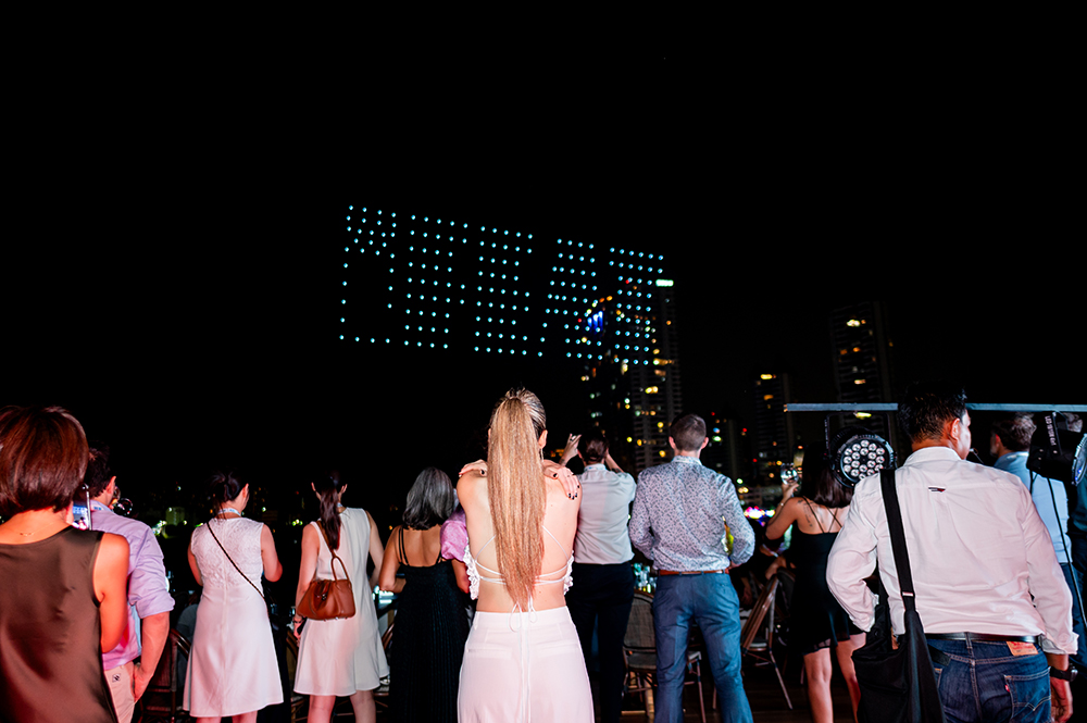 IFEAT logo in Bangkok night sky